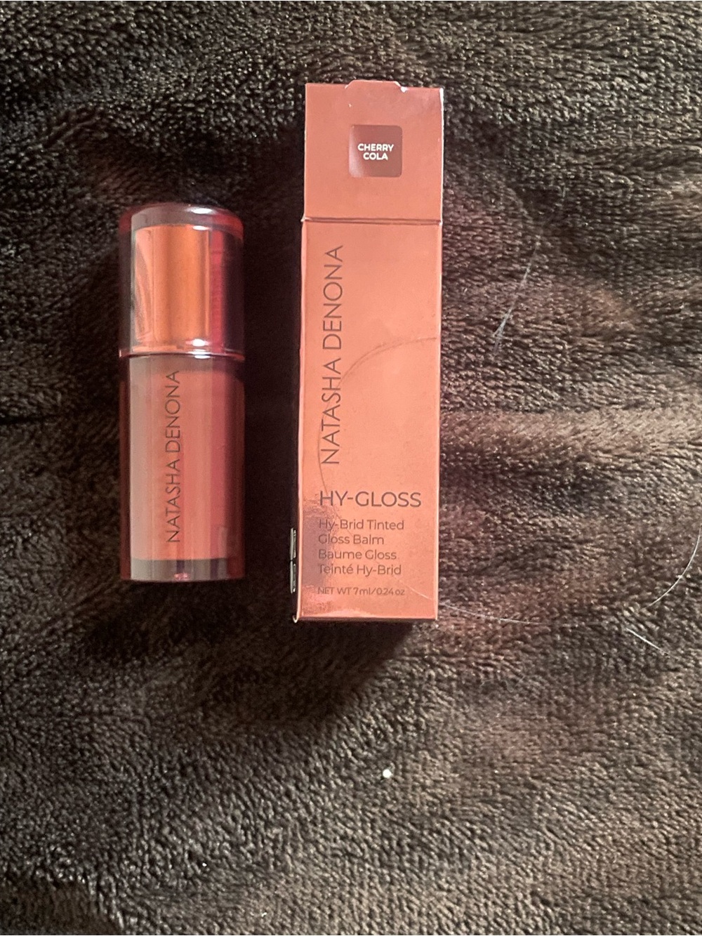Natasha Denona Hy-Gloss Tinted Gloss Balm - Cherry Cola (deep red)